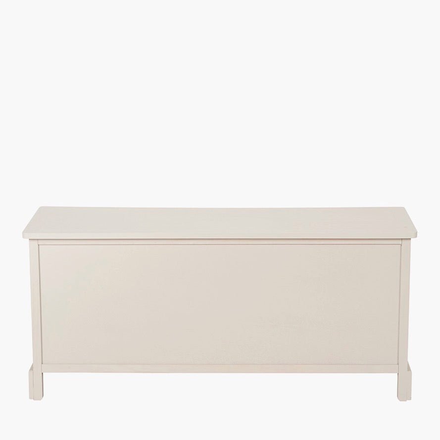 Croft Linen Pine 3 Drawer Low Unit11 - Duck Barn Interiors