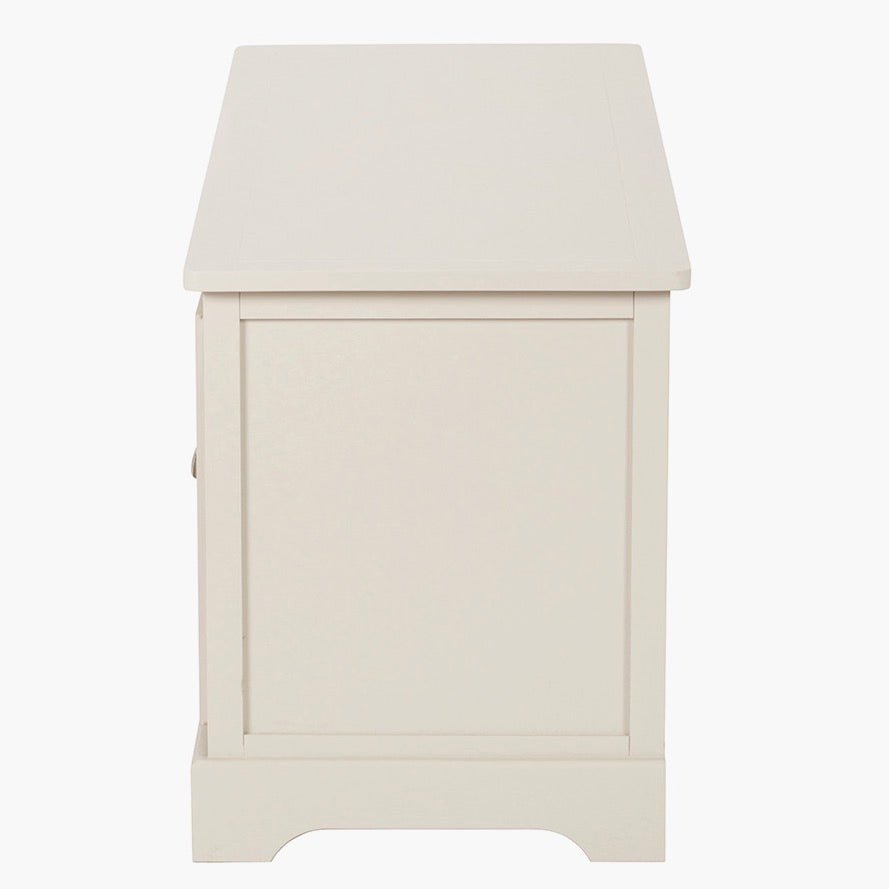 Croft Linen Pine 3 Drawer Low Unit10 - Duck Barn Interiors