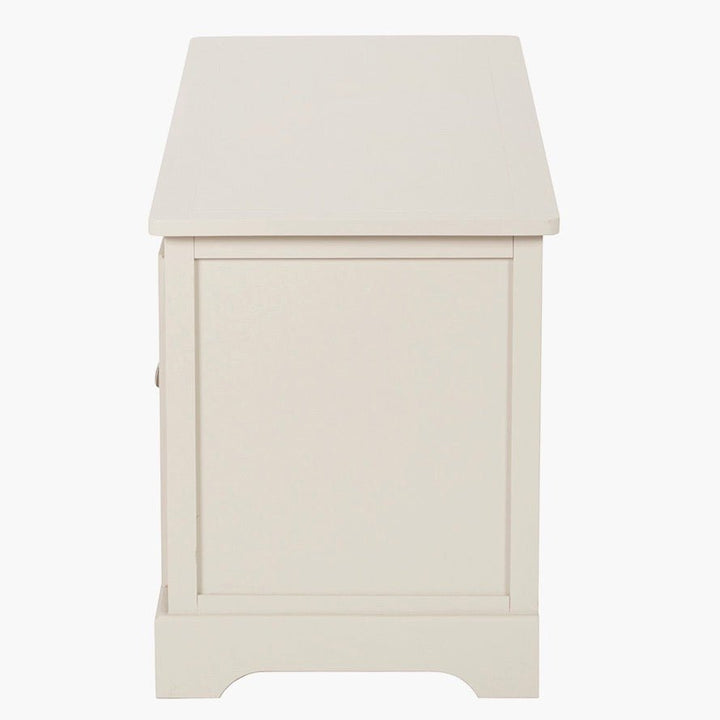 Croft Linen Pine 3 Drawer Low Unit10 - Duck Barn Interiors