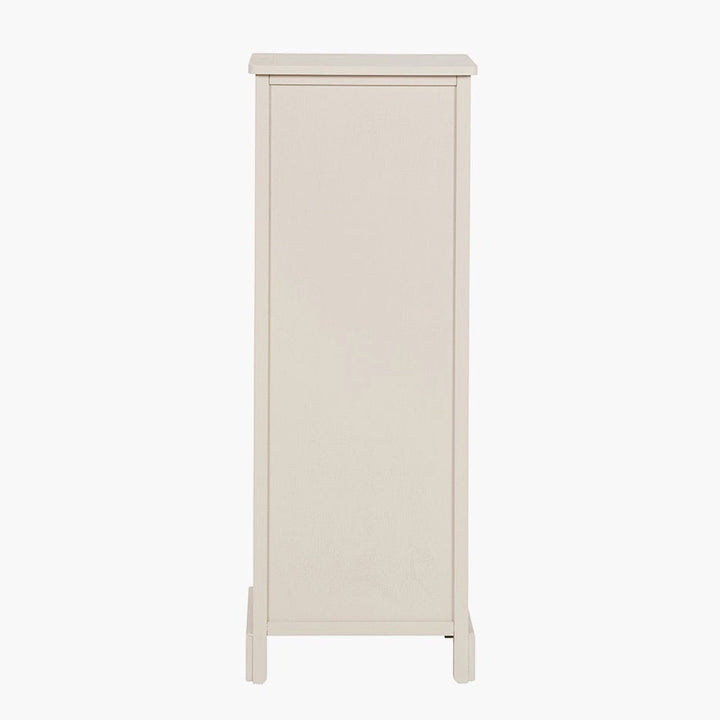 Croft Linen Pine 5 Drawer Tallboy8 - Duck Barn Interiors