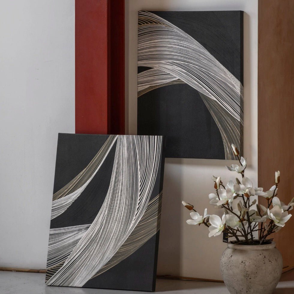 Curve Appeal Framed Canvas - Set of 21 - Duck Barn Interiors