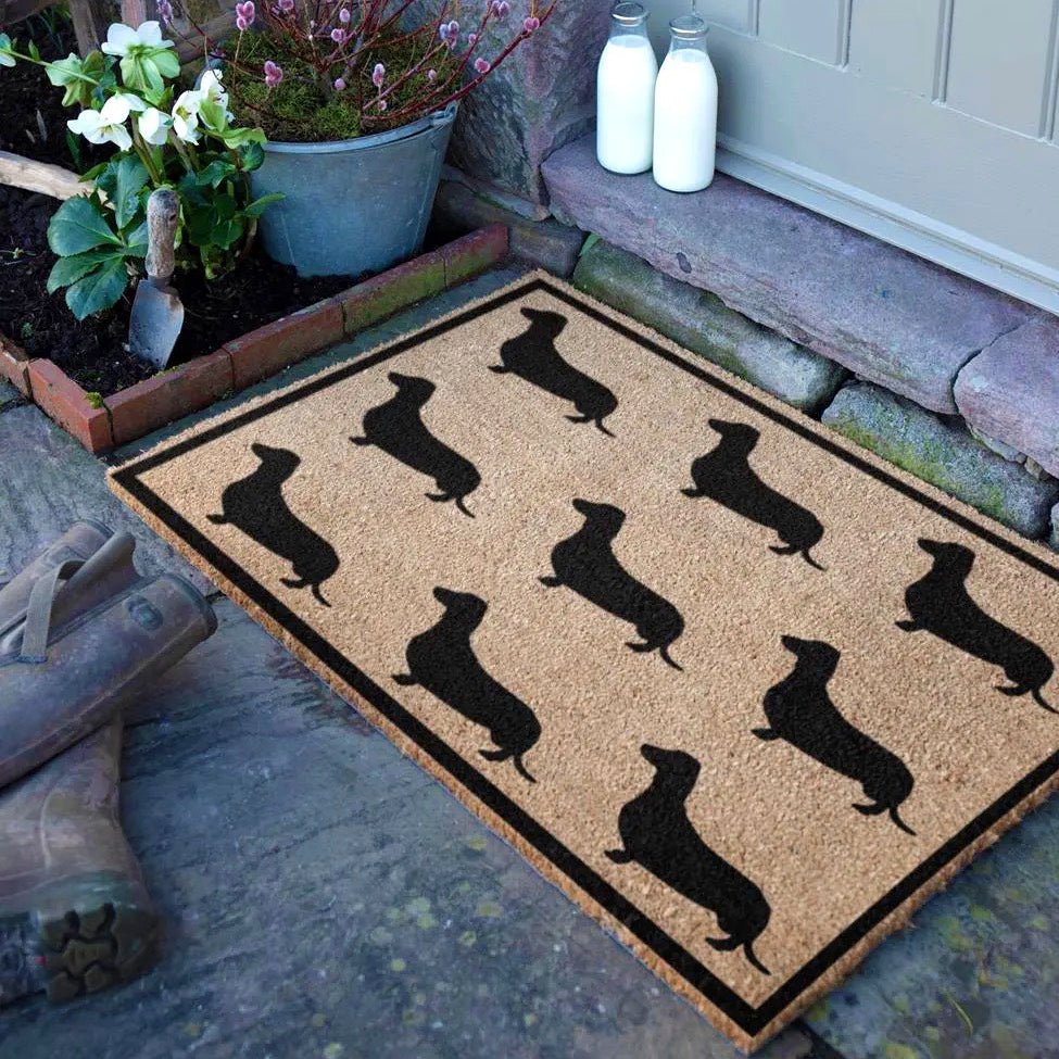 Dachshund Doormat - Extra Large1 - Duck Barn Interiors