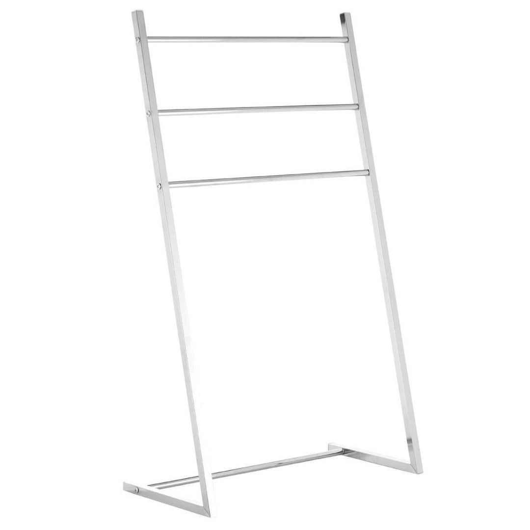 Dara 3 Arm Chrome Towel Stand3 - Duck Barn Interiors