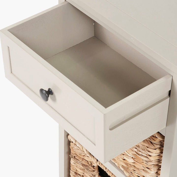 Devonshire Putty Pine 1 Drawer 2 Basket Cabinet9 - Duck Barn Interiors