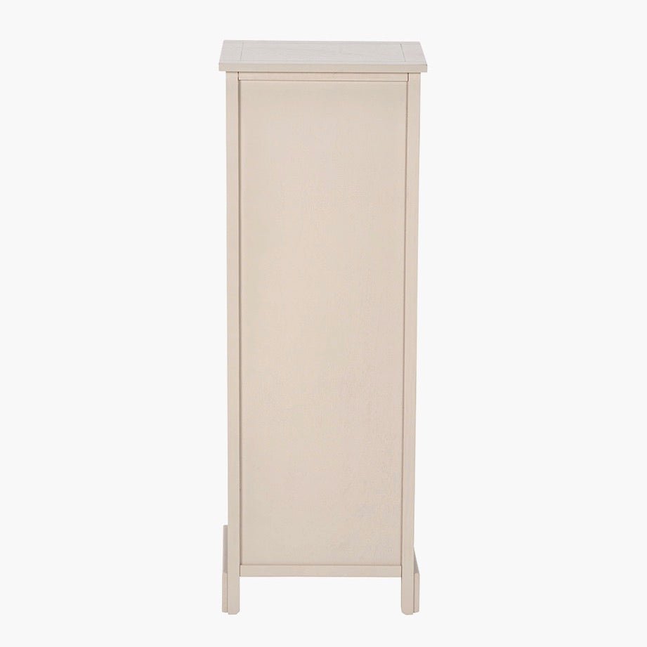 Devonshire Putty Pine 1 Drawer 4 Basket Tallboy11 - Duck Barn Interiors