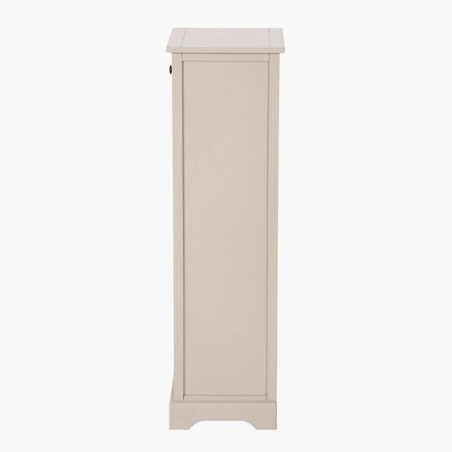 Devonshire Putty Pine 1 Drawer 4 Basket Tallboy10 - Duck Barn Interiors