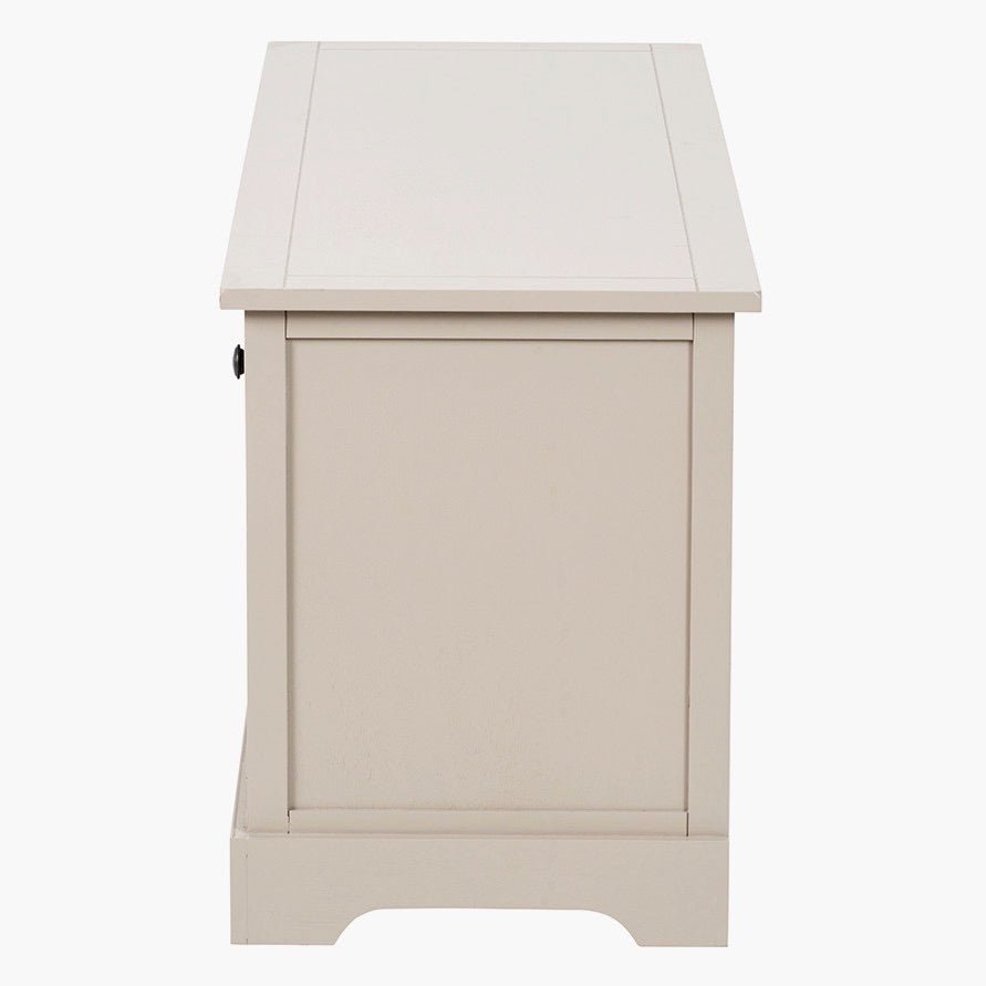 Devonshire Putty Pine 3 Drawer 3 Basket Cabinet11 - Duck Barn Interiors