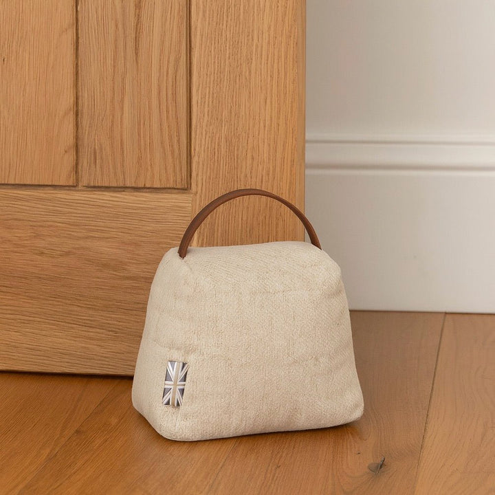 Dexter Doorstop | Brushed | Oyster2 - Duck Barn Interiors