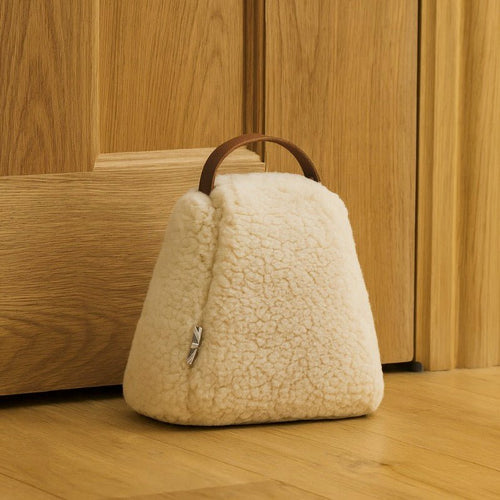 Dexter Doorstop | Sherpa | Bone