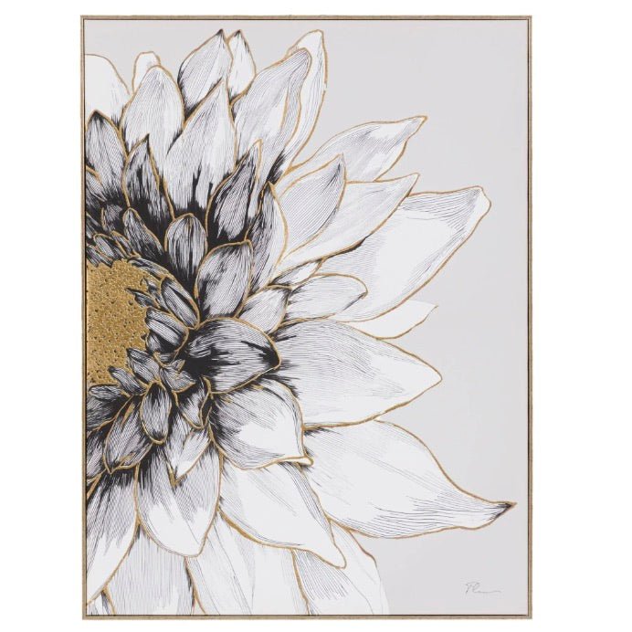 Dhalia Framed Canvas by Faye Reynolds - Lydon1 - Duck Barn Interiors