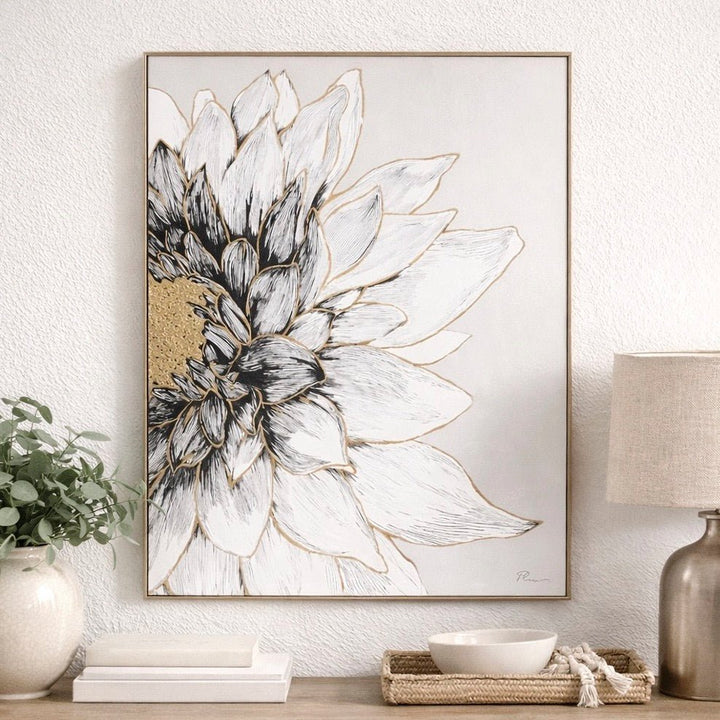 Dhalia Framed Canvas by Faye Reynolds - Lydon1 - Duck Barn Interiors