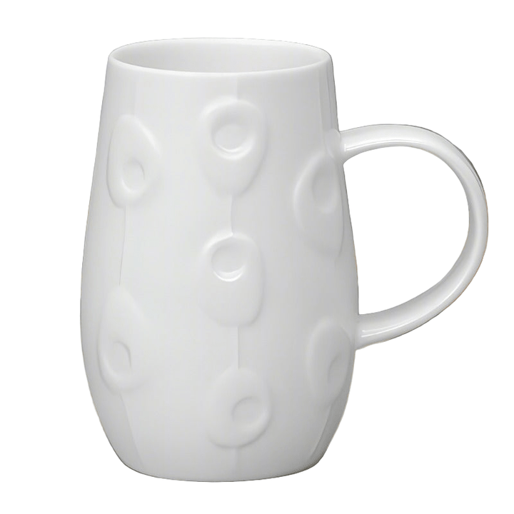 Droplet White Bone China Mug - Pebble1 - Duck Barn Interiors