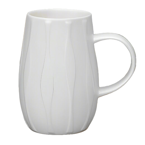 Droplet White Bone China Mug - Wave1 - Duck Barn Interiors