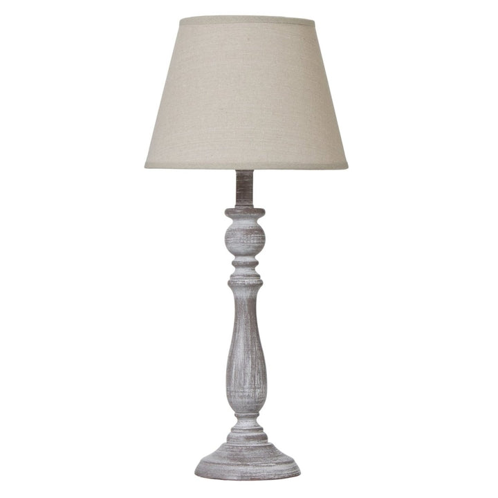 Dunum Column Table Lamp With Linen Shade1 - Duck Barn Interiors