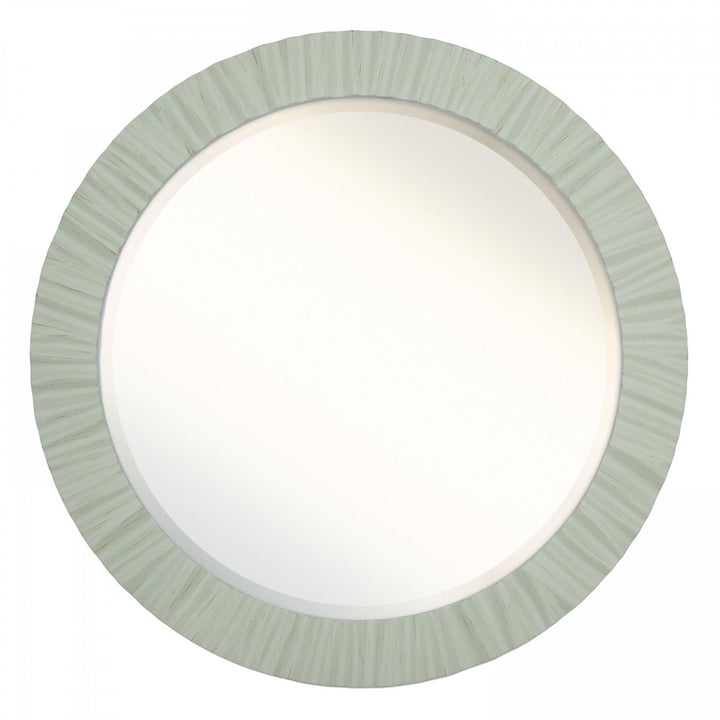 Durham Round Wall Mirror - 70cm - Soft Green3 - Duck Barn Interiors