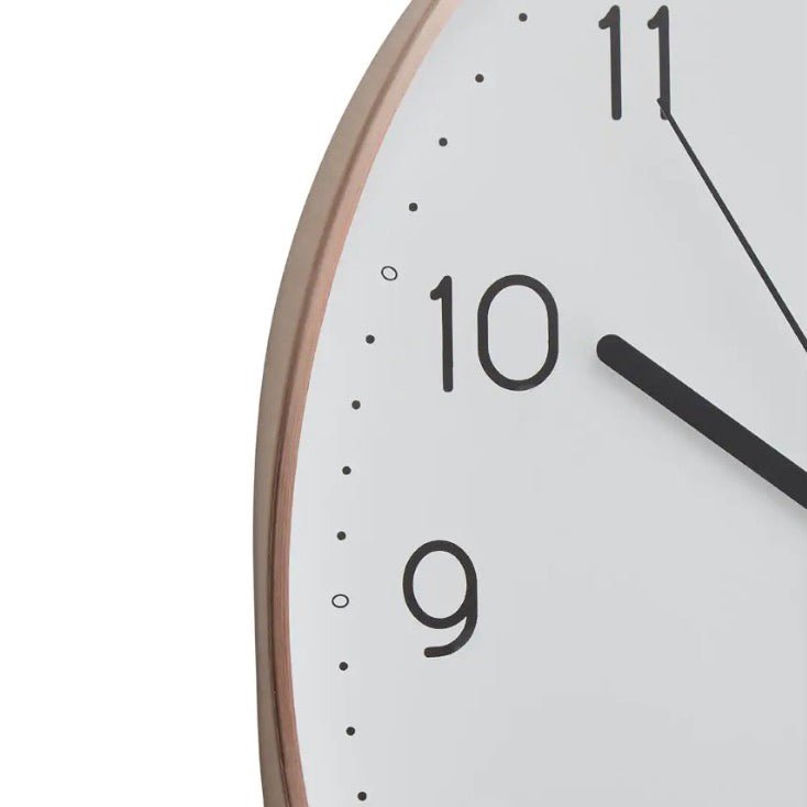 Elko Oval Wall Clock - Copper3 - Duck Barn Interiors