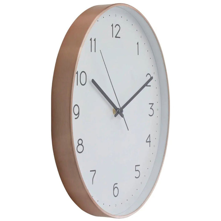 Elko Oval Wall Clock - Copper2 - Duck Barn Interiors