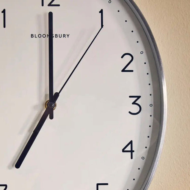 Elko Oval Wall Clock - Silver5 - Duck Barn Interiors