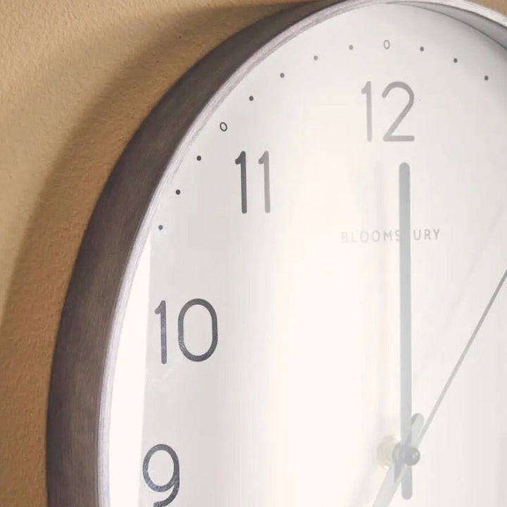 Elko Oval Wall Clock - Silver4 - Duck Barn Interiors