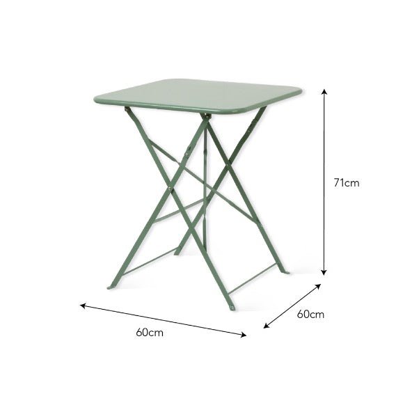 Elmley Bistro Table - Thistle Green9 - Duck Barn Interiors