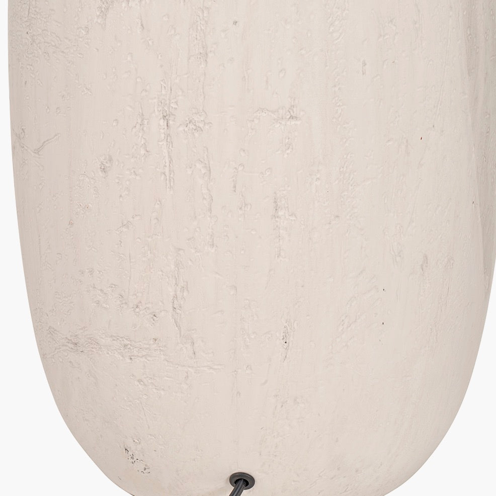 Erika Textured Ceramic Floor Lamp - White5 - Duck Barn Interiors