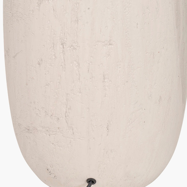 Erika Textured Ceramic Floor Lamp - White5 - Duck Barn Interiors