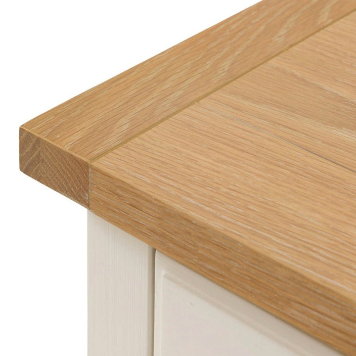 Eton 1 Drawer Bedside Table - White8 - Duck Barn Interiors