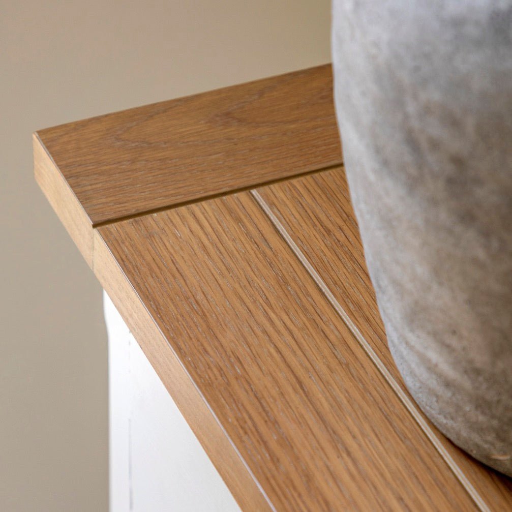 Eton 3 Drawer Chest - White3 - Duck Barn Interiors