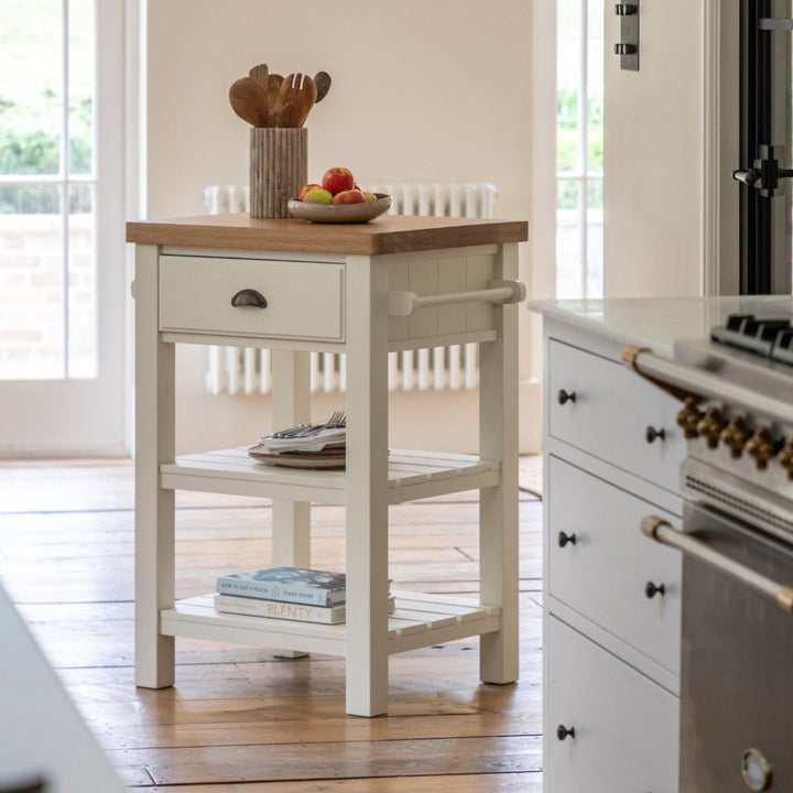 Eton Butchers Block - White1 - Duck Barn Interiors