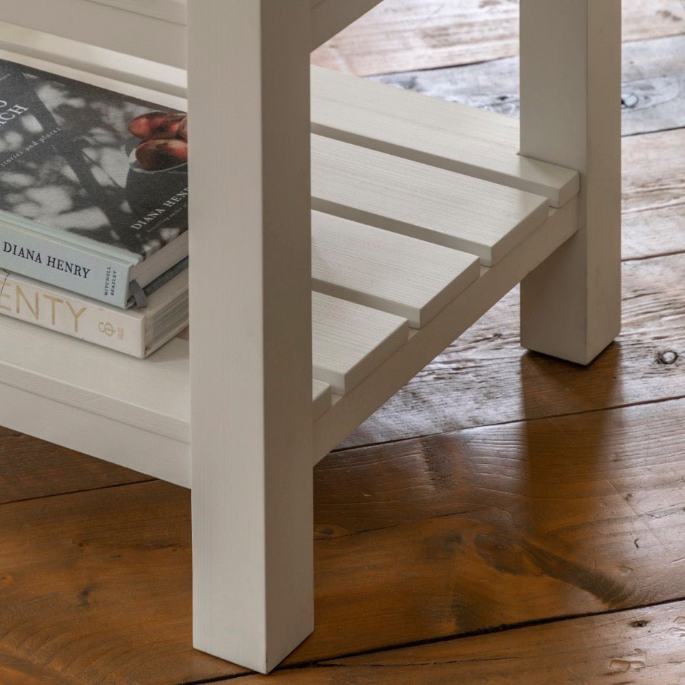 Eton Butchers Block - White2 - Duck Barn Interiors