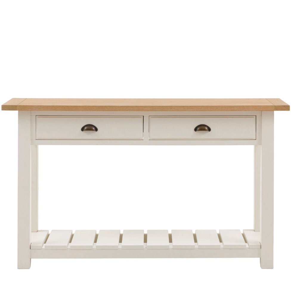 Eton Console Table - White2 - Duck Barn Interiors