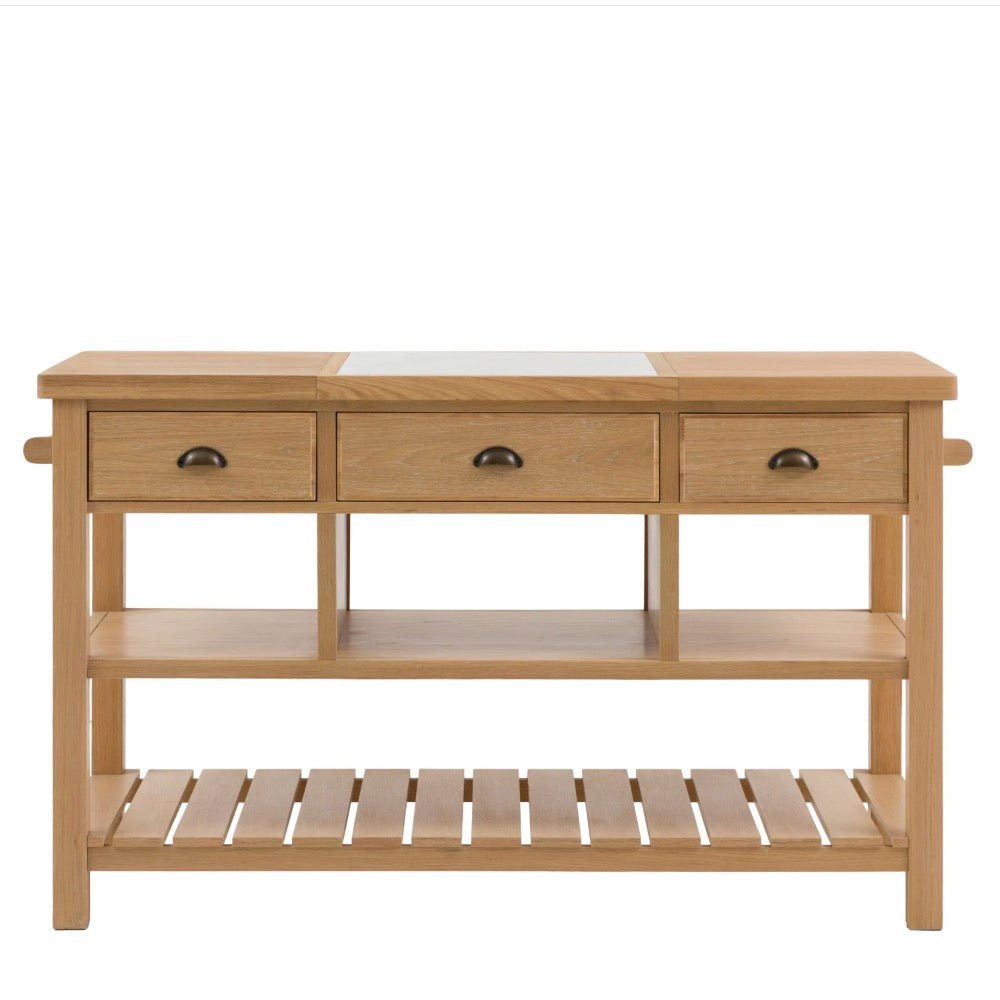 Eton Kitchen Island - Natural5 - Duck Barn Interiors