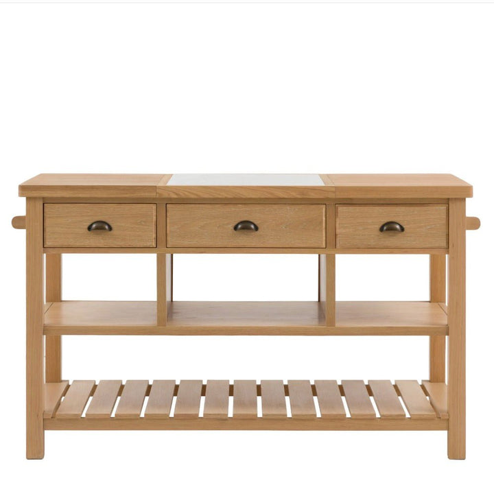Eton Kitchen Island - Natural5 - Duck Barn Interiors