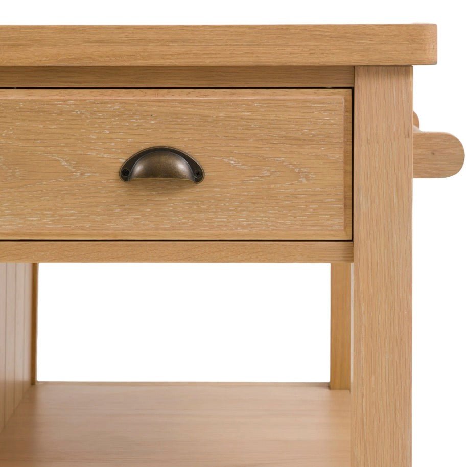 Eton Kitchen Island - Natural7 - Duck Barn Interiors