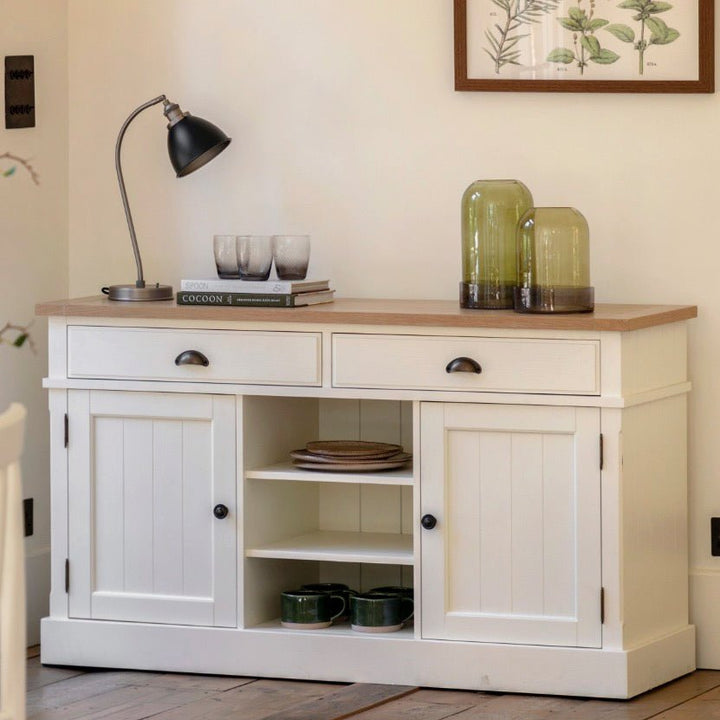 Eton Large Sideboard - White1 - Duck Barn Interiors