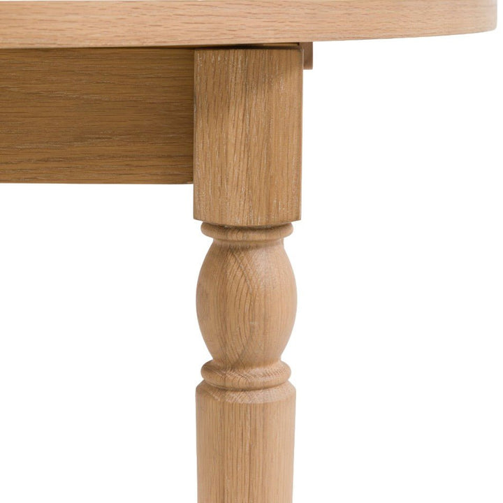 Eton Round Extending Dining Table - Natural7 - Duck Barn Interiors