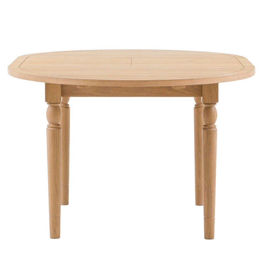 Eton Round Extending Dining Table - Natural6 - Duck Barn Interiors