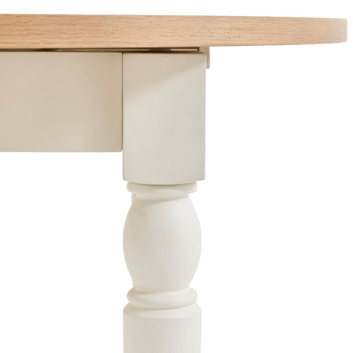 Eton Round Extending Dining Table - White7 - Duck Barn Interiors