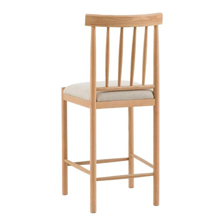 Eton Upholstered Bar Stool - Natural (Set of 2)3 - Duck Barn Interiors