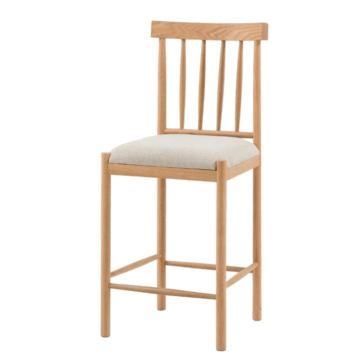 Eton Upholstered Bar Stool - Natural (Set of 2)1 - Duck Barn Interiors