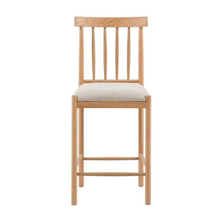 Eton Upholstered Bar Stool - Natural (Set of 2)6 - Duck Barn Interiors