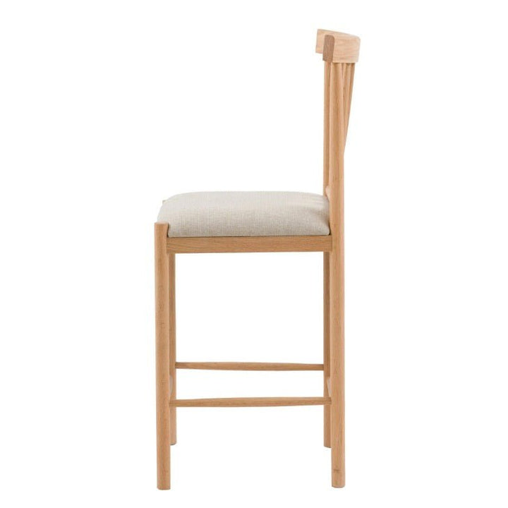 Eton Upholstered Bar Stool - Natural (Set of 2)2 - Duck Barn Interiors