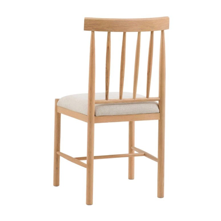 Eton Upholstered Dining Chairs - Natural (Set of 2)4 - Duck Barn Interiors