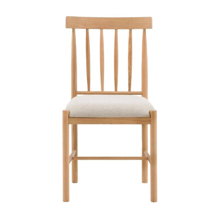 Eton Upholstered Dining Chairs - Natural (Set of 2)1 - Duck Barn Interiors