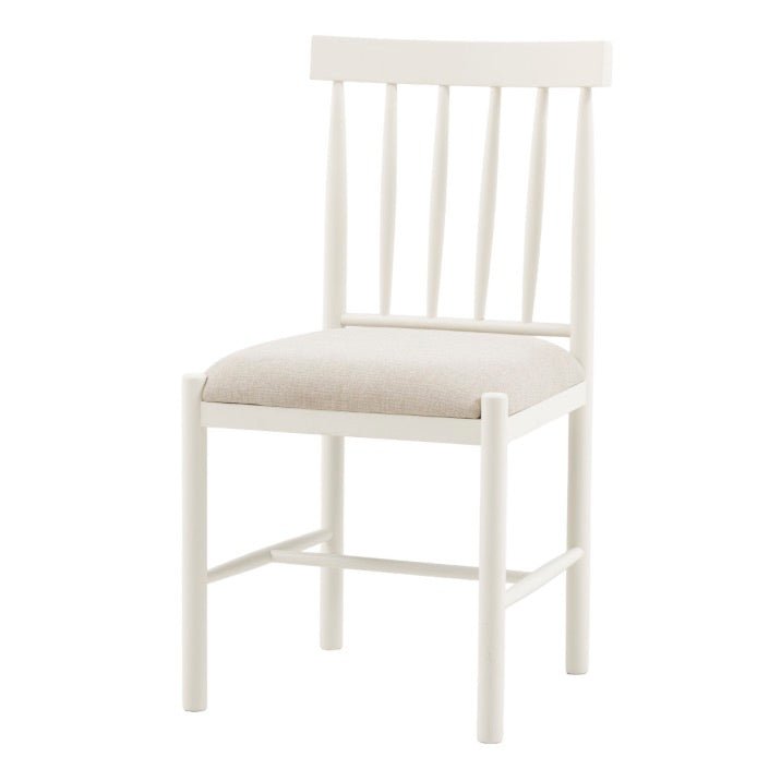 Eton Upholstered Dining Chairs - White (Set of 2)3 - Duck Barn Interiors