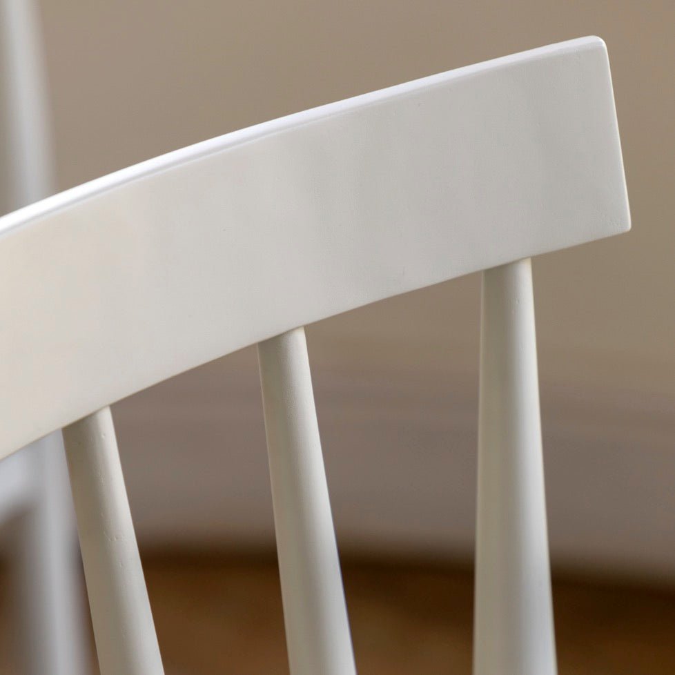 Eton Upholstered Dining Chairs - White (Set of 2)2 - Duck Barn Interiors