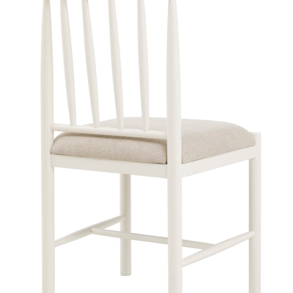 Eton Upholstered Dining Chairs - White (Set of 2)6 - Duck Barn Interiors