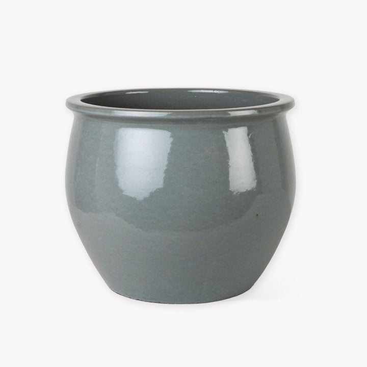 Ettington Ceramic Grey Planter4 - Duck Barn Interiors