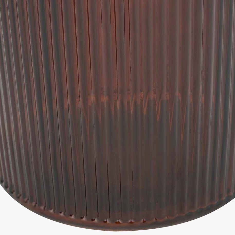 Extra Large Tall Recycled Glass Vase - Brown4 - Duck Barn Interiors