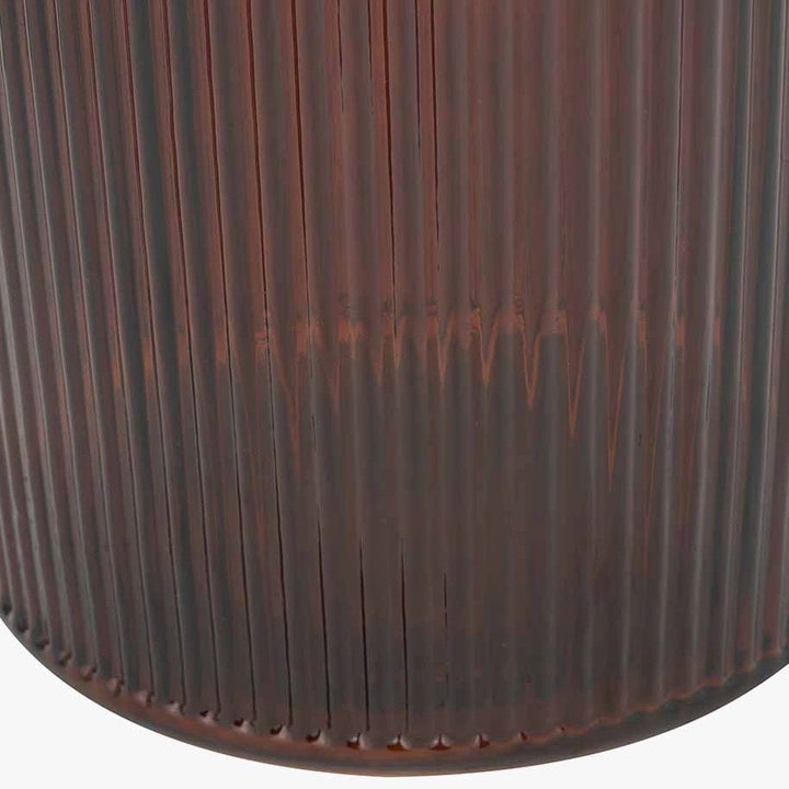 Extra Large Tall Recycled Glass Vase - Brown4 - Duck Barn Interiors